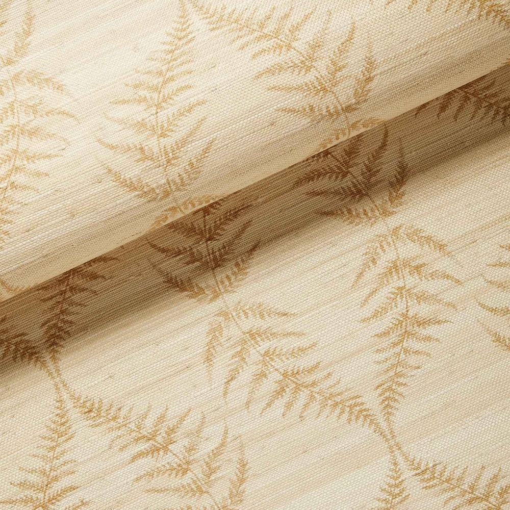 Serena and Lily Gardenside Grasscloth Wallpaper